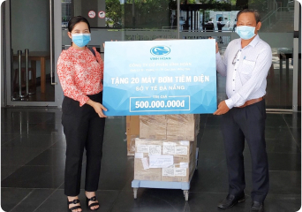 Vinh Hoan donated more than VND 4 billion to community in support of Covid 19 pandemic prevention