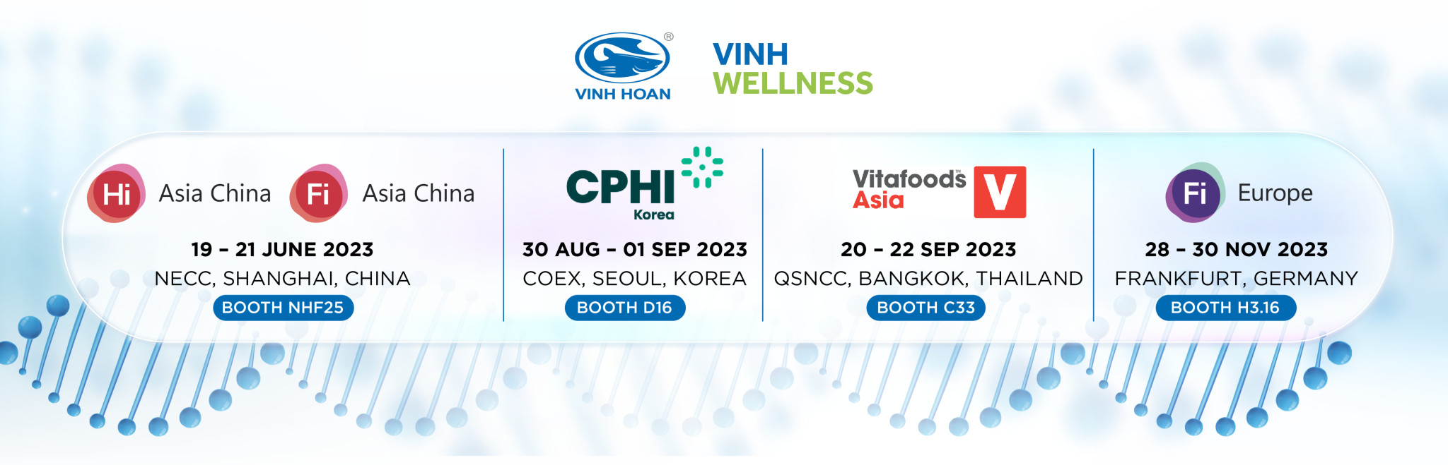 Mark Your 2023 Calendar for International Tradeshows with Vinh Wellness!