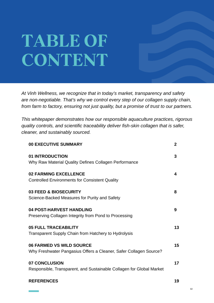 Whitepaper 3: The Science Behind A Safe and Sustainable Fish Collagen